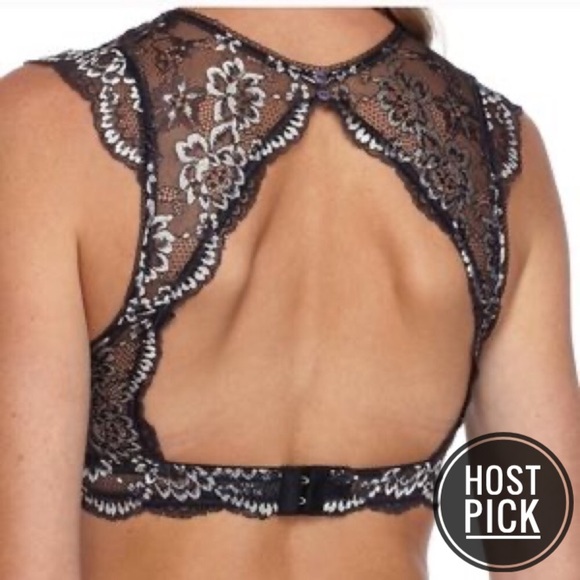 Sam Edelman Tops - NEW Sam Edelman Black Lace Cutout Back Bralette